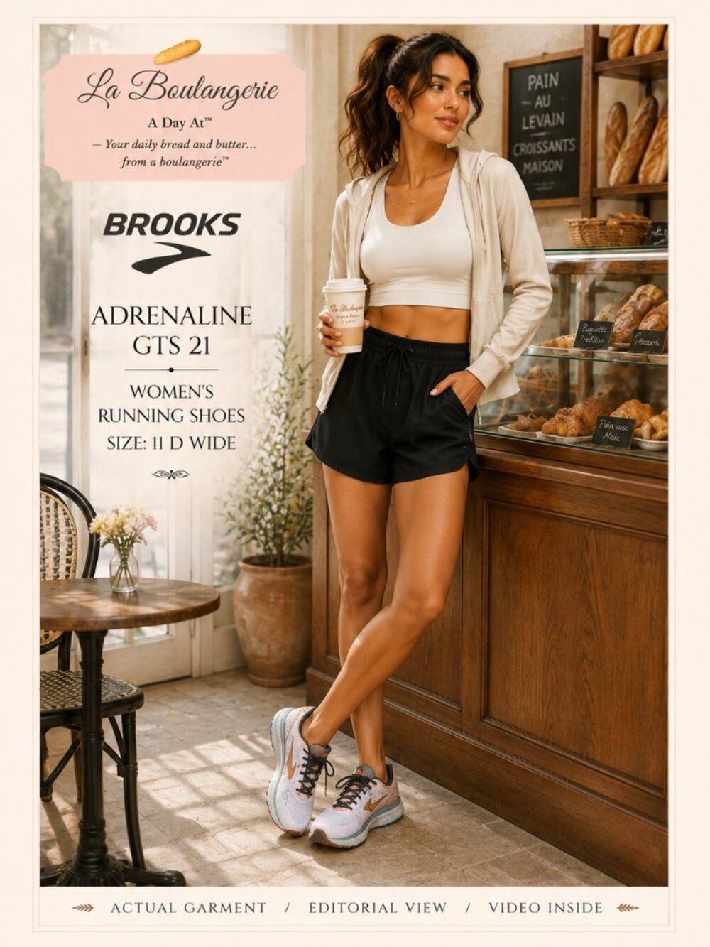 Brooks Adrenaline GTS 21 Women 11 D Wide Stability Road Running Walking Shoes